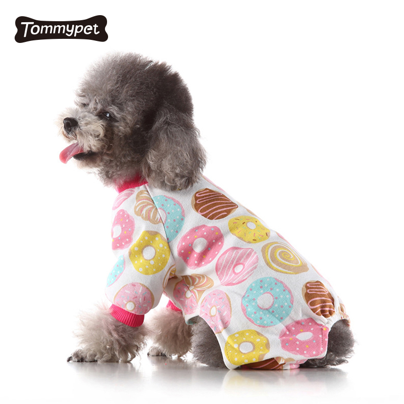 2021 Fábrica 100% algodão Moda Fofo Fofo Algodão Pijama para Cachorro de Estimação