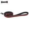 2021 Custom hook leashleather dog leashes correas para perros rope dog leash