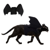Cachorros grandes ropa fantasia de Halloween cosplay roupas pet roupas asa de morcego gato mudar roupas da moda Natal preto