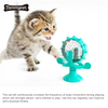Plataforma giratória, alimentador lento interativo, instrutor de vazamento de alimentos, brinquedos engraçados para gatos