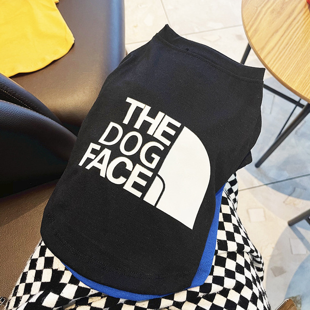 Roupas para cachorros roupas para animais de estimação Adidog The Dog Face camisetas para roupas de cachorro para o sol de verão