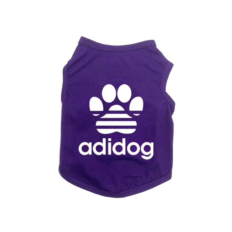 Roupas de luxo para cães Adidog Roupas para animais de estimação Fashionale Roupas para cães Roupas de designer de roupas