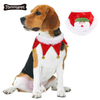 Amazon hot sell Pet dress up Moda natal Coleira de cachorro de Papai Noel com sino