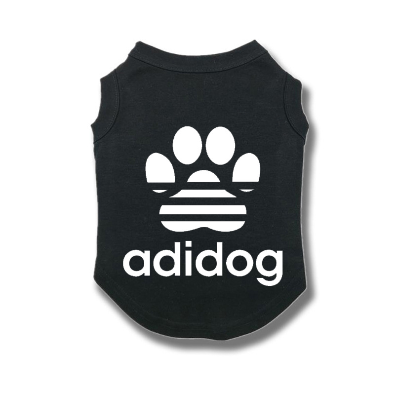 Roupas de luxo para cães Adidog Roupas para animais de estimação Fashionale Roupas para cães Roupas de designer de roupas