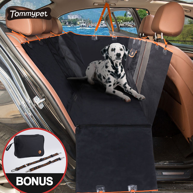 Capa protetora 100% impermeável para animais de estimação antiderrapante durável macia nas costas da rede para cães com assento de carro