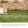 Amazon Best Sale Resistente a mordidas Color Training Pile Dog Mastigar Toy Escova de dentes de silicone Dentes Clean Stick brinquedos personalizados para animais de estimação