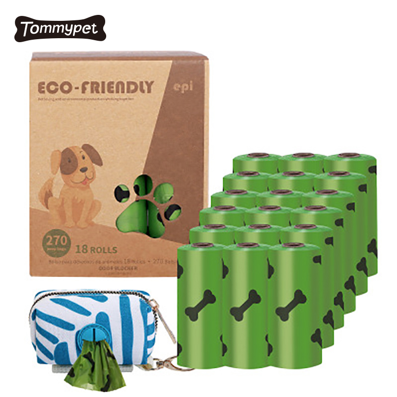 dispensador tecido flushable atacado ecológico saco de papel de cocô de cachorro para animal de estimação